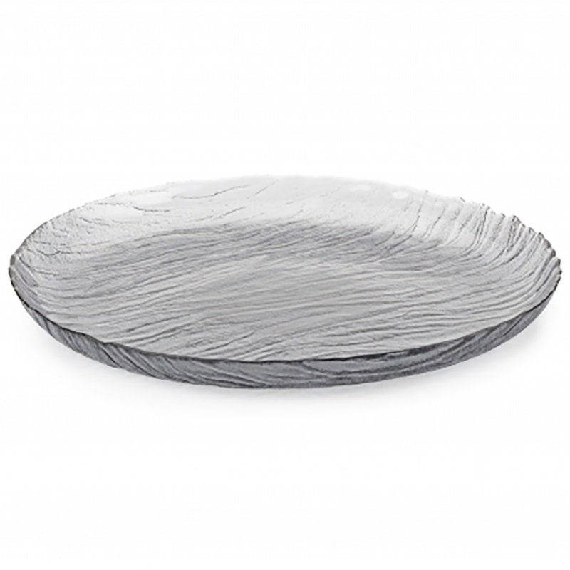 Тарелка обеденная Вулкан 24,4см графит Т (уп.24)