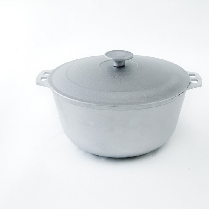 Казан  Гардарика,  алюминиевый с крышкой 6 литров, d 260 мм