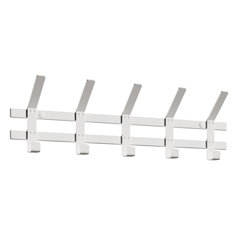 Вешалка настенная (5) Торонто 5 белая