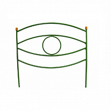 Заборчик садово-парковый Веко мини 0,5x0,52м 5шт светло-зел.