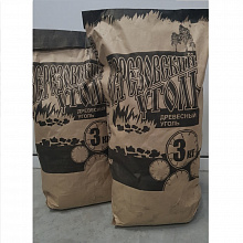 УРАЛЛЕС. Уголь березовый марка А 3 кг