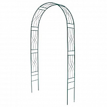 Арка садовая разборная Песочные часы 2,3x0,27x1,2м зеленая