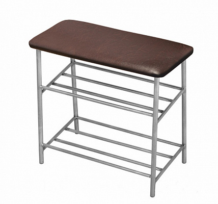 Банкетка малая NEW WIND 300х600х520мм шок/серый каркас