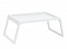 Столик-поднос складной (белый) (уп.8)