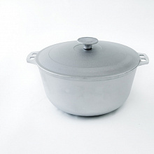 Казан  Гардарика,  алюминиевый с крышкой 6 литров, d 260 мм