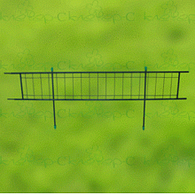 Ограждение садовое декоративное Решетка 0,35x1м 5шт зеленое