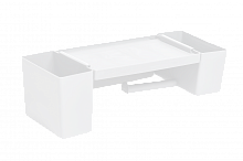 Держатель для туалетной  бумаги 3 в 1 (белый) (уп.24)