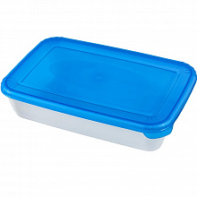 Контейнер для продуктов для СВЧ прямоугольный 0,45л Polar Micro Wave голуб./прозр. (уп.27)
