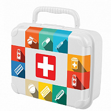 Контейнер универсальный с ручкой и декором 158x196x69мм 